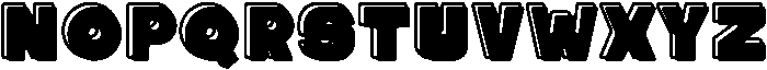 Cracker Soda Outline Shadow otf (400) Font UPPERCASE