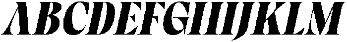 Crafte Italic otf (400) Font UPPERCASE