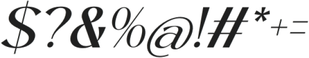 Crafteds Italic otf (400) Font OTHER CHARS