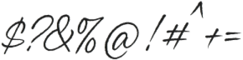 CrafterSignatureScript-Reg otf (400) Font OTHER CHARS