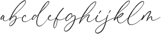 CrafterSignatureScript-Reg otf (400) Font LOWERCASE