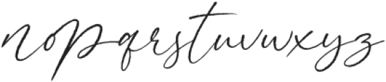 CrafterSignatureScript-Reg otf (400) Font LOWERCASE