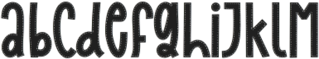 Crafting Stich Regular otf (400) Font LOWERCASE