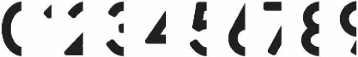 Crafty Font - Split Left Regular otf (400) Font OTHER CHARS