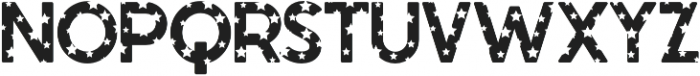 Crafty Font - Stars Regular otf (400) Font UPPERCASE