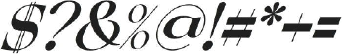 Cralika Italic otf (400) Font OTHER CHARS