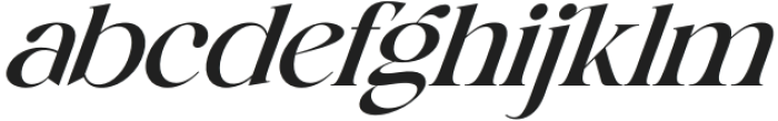 Cralika Italic otf (400) Font LOWERCASE