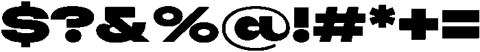 Cranch Black otf (900) Font OTHER CHARS