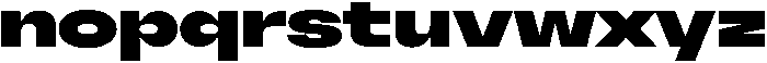 Cranch Black otf (900) Font LOWERCASE