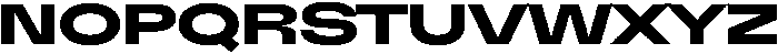 Cranch Bold otf (700) Font UPPERCASE