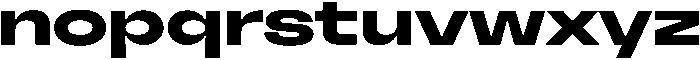 Cranch Bold otf (700) Font LOWERCASE