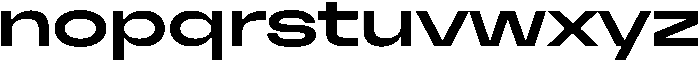 Cranch Medium otf (500) Font LOWERCASE