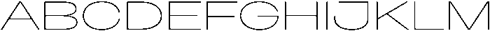 Cranch Thin otf (100) Font UPPERCASE