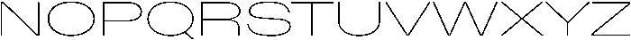 Cranch Thin otf (100) Font UPPERCASE