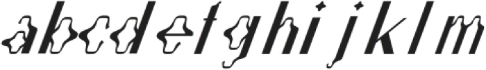 Crancle Italic otf (400) Font LOWERCASE