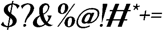 Cranio Oblique otf (400) Font OTHER CHARS