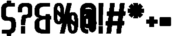 Cranity Bold otf (700) Font OTHER CHARS