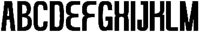 Cranity Bold otf (700) Font UPPERCASE