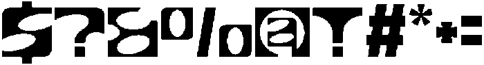 Crash Block Regular otf (400) Font OTHER CHARS