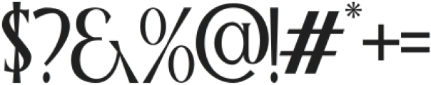 Cravelo-Regular otf (400) Font OTHER CHARS