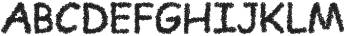 Crayon Letters Regular otf (400) Font UPPERCASE