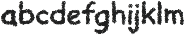 Crayon Letters Regular otf (400) Font LOWERCASE
