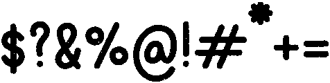Crayon Regular otf (400) Font OTHER CHARS