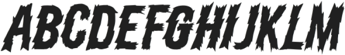 Crazy Monsters Regular otf (400) Font UPPERCASE