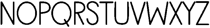 Cream Cheese Regular otf (400) Font UPPERCASE