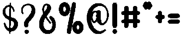Cream Cheese Regular otf (400) Font OTHER CHARS