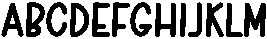 Cream Ginger Regular otf (400) Font UPPERCASE