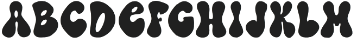 CreamyBerry Regular otf (400) Font UPPERCASE