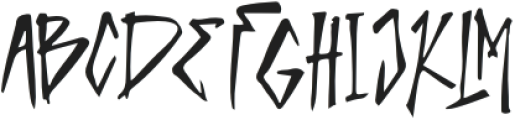 CreashDump-Regular otf (400) Font UPPERCASE