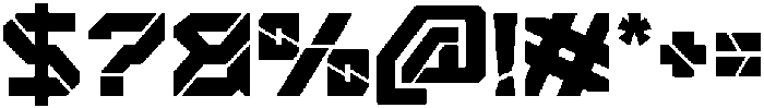Create Future Regular otf (400) Font OTHER CHARS