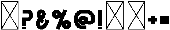 Create Regular otf (400) Font OTHER CHARS