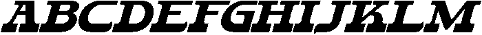 Creates Presence Italic otf (400) Font UPPERCASE