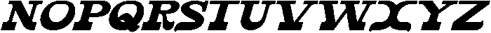 Creates Presence Italic otf (400) Font UPPERCASE