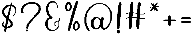 Creative  Handmade Regular otf (400) Font OTHER CHARS