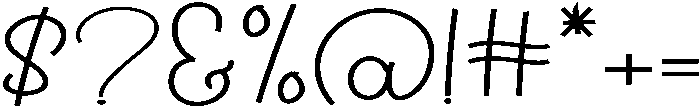Creative Handmade Regular otf (400) Font OTHER CHARS
