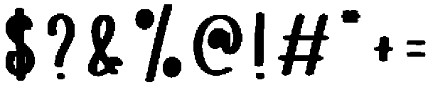 Creative Handmade Regular otf (400) Font OTHER CHARS