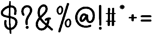 Creative Handmade Regular otf (400) Font OTHER CHARS