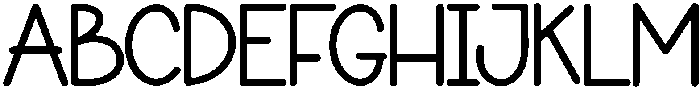 Creative Handmade Regular otf (400) Font UPPERCASE