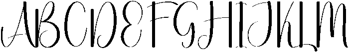 Creative Handmade Regular otf (400) Font UPPERCASE