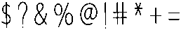 Creative Handmade Regular otf (400) Font OTHER CHARS