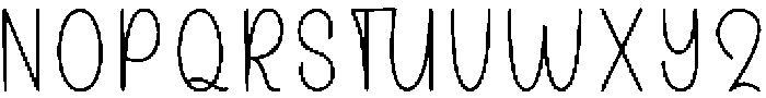Creative Handmade Regular otf (400) Font UPPERCASE