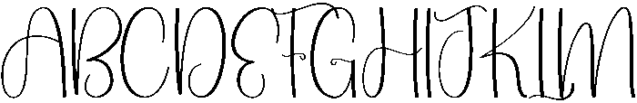 Creative Handwriting Regular otf (400) Font UPPERCASE