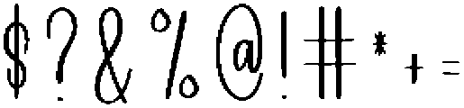 Creative Handwriting Regular otf (400) Font OTHER CHARS