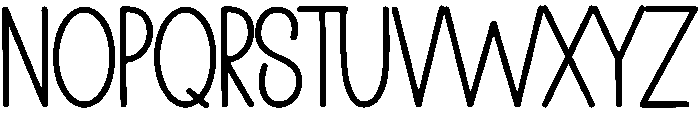 Creative Handwriting Regular otf (400) Font UPPERCASE