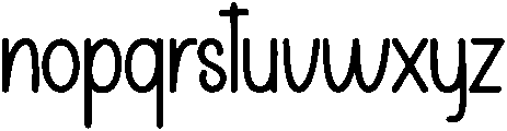Creative Handwriting Regular otf (400) Font LOWERCASE