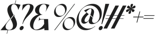 Creative Ligatures Italic otf (400) Font OTHER CHARS